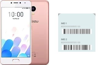 How to find the IMEI code on Meizu M5c