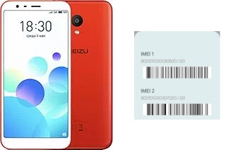 How to see the IMEI code in Meizu M8c