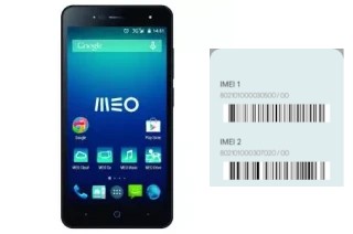 How to see the IMEI code in Smart A80