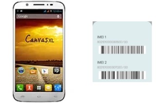 How to find the IMEI code on A119 Canvas XL