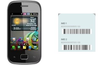 How to find the IMEI code on Micromax A25