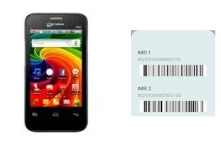 How to see the IMEI code in Micromax A56