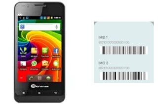 How to see the IMEI code in Micromax A73