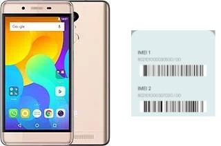 How to see the IMEI code in Canvas Evok Power Q4260