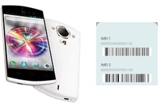 How to see the IMEI code in Canvas Selfie A255