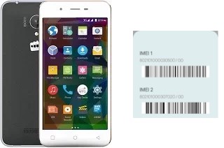 How to find the IMEI code on Canvas Spark Q380