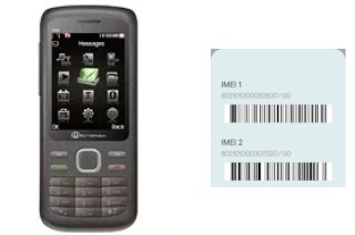 How to see the IMEI code in Micromax X40