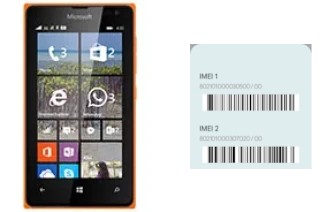 How to find the IMEI code on Lumia 435