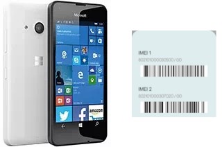 How to find the IMEI code on Lumia 550