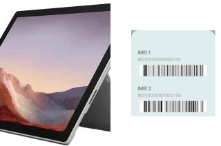 How to see the IMEI code in Surface Pro 7