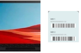 How to see the IMEI code in Surface Pro X