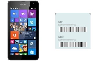 How to find the IMEI code on Lumia 535 Dual SIM