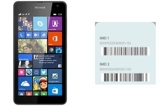 How to find the IMEI code on Lumia 535