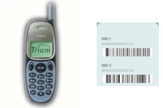 How to find the IMEI code on Trium xs