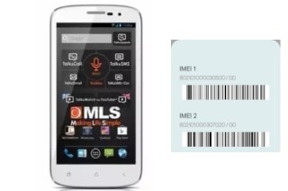 How to find the IMEI code on IQ7500L