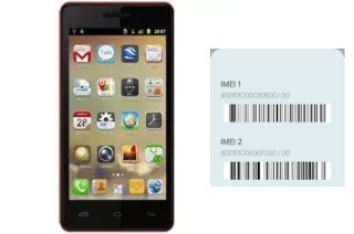 How to see the IMEI code in Nova F Mini