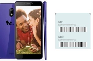 How to find the IMEI code on Mobicel X4