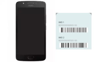 How to see the IMEI code in Moto E5