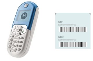 How to see the IMEI code in C205