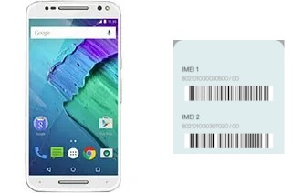 How to see the IMEI code in Moto X Style