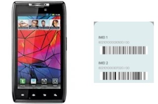 How to see the IMEI code in RAZR XT910