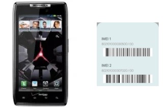 How to find the IMEI code on DROID RAZR XT912