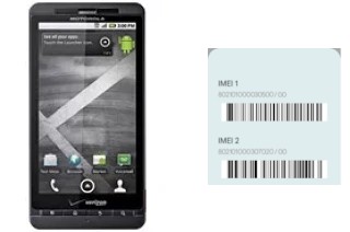 How to see the IMEI code in DROID X