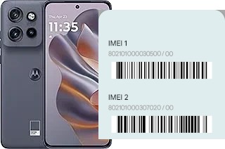 How to see the IMEI code in Edge 50 Neo