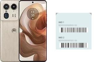 How to see the IMEI code in Moto X50 Ultra