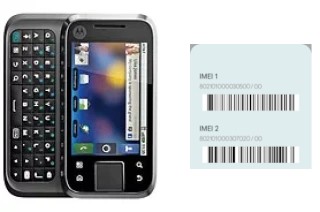 How to see the IMEI code in FLIPSIDE MB508