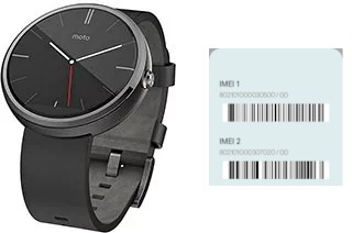 How to see the IMEI code in Moto 360 (1st gen)