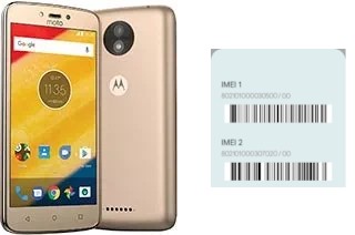 How to find the IMEI code on Moto C Plus