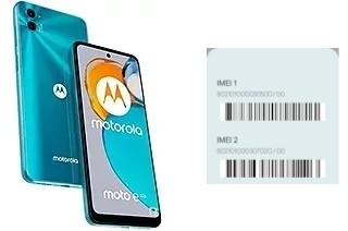 How to find the IMEI code on Moto E22s