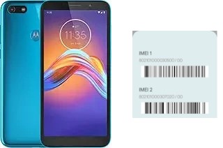 How to find the IMEI code on Moto E6 Play