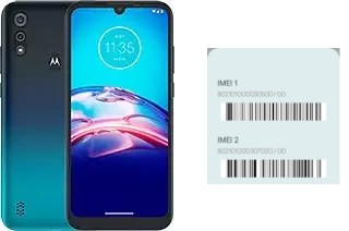 How to find the IMEI code on Moto E6s (2020)