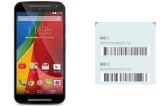 How to see the IMEI code in Moto G (2nd gen)