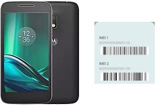 How to see the IMEI code in Moto G4 Play