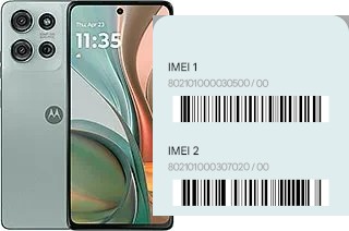 How to see the IMEI code in Moto G75