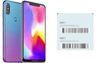 How to see the IMEI code in Motorola P30