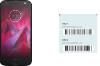 How to see the IMEI code in Moto Z 2018