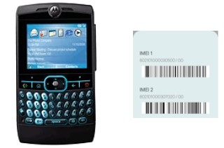 How to find the IMEI code on Motorola Q8