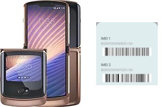 How to find the IMEI code on Razr 5G