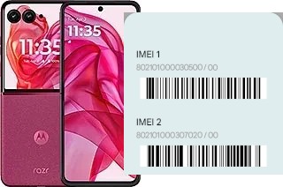 How to see the IMEI code in razr+ 2024