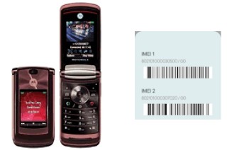 How to find the IMEI code on RAZR2 V9