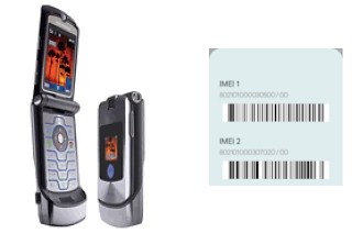 How to find the IMEI code on RAZR V3i