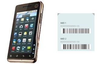 How to find the IMEI code on XT720 MOTOROI