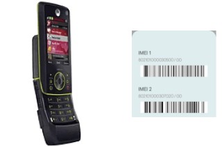 How to find the IMEI code on RIZR Z8