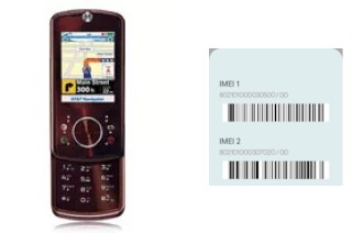 How to find the IMEI code on Motorola Z9