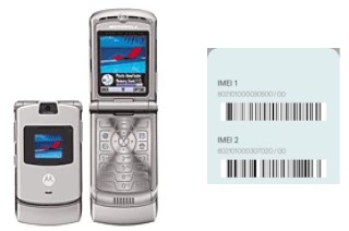 How to see the IMEI code in RAZR V3