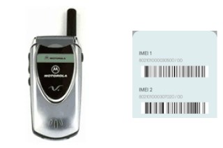 How to find the IMEI code on Motorola V60